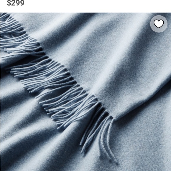 Williams Sonoma Cashmere throw Blanket excellent condition - Picture 3 of 6